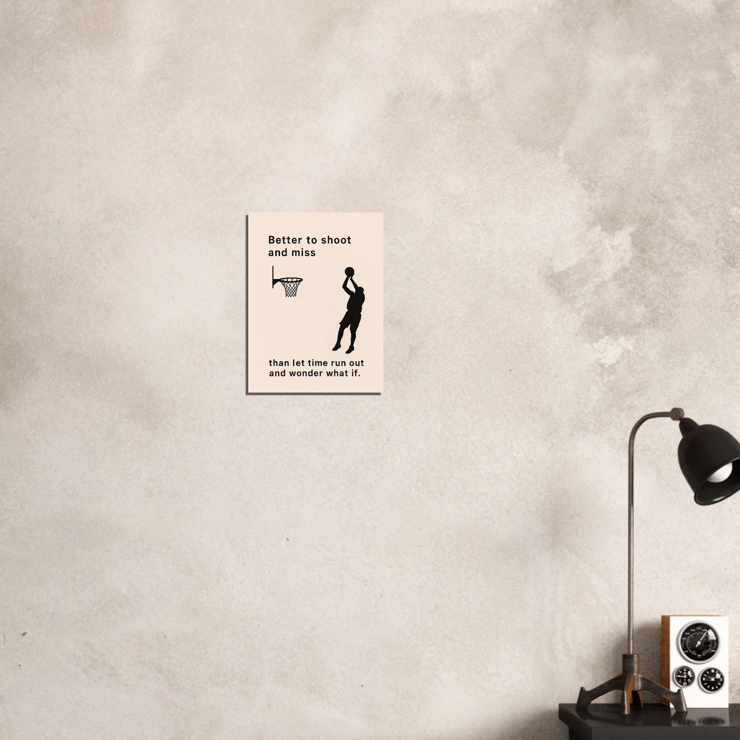 Motivational Basketball Poster - &