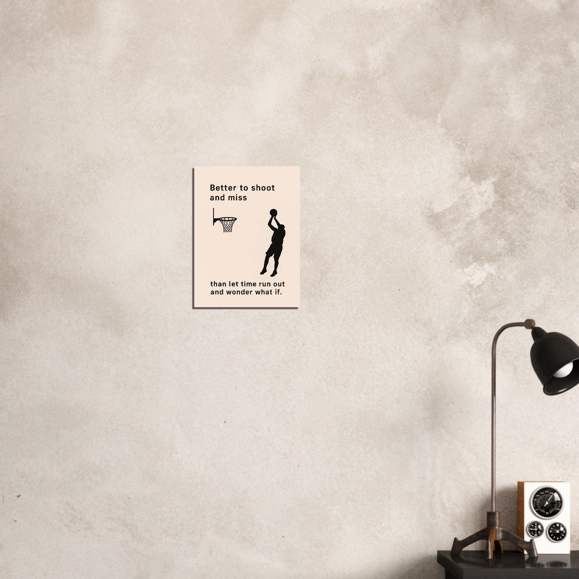Motivational Basketball Poster - &