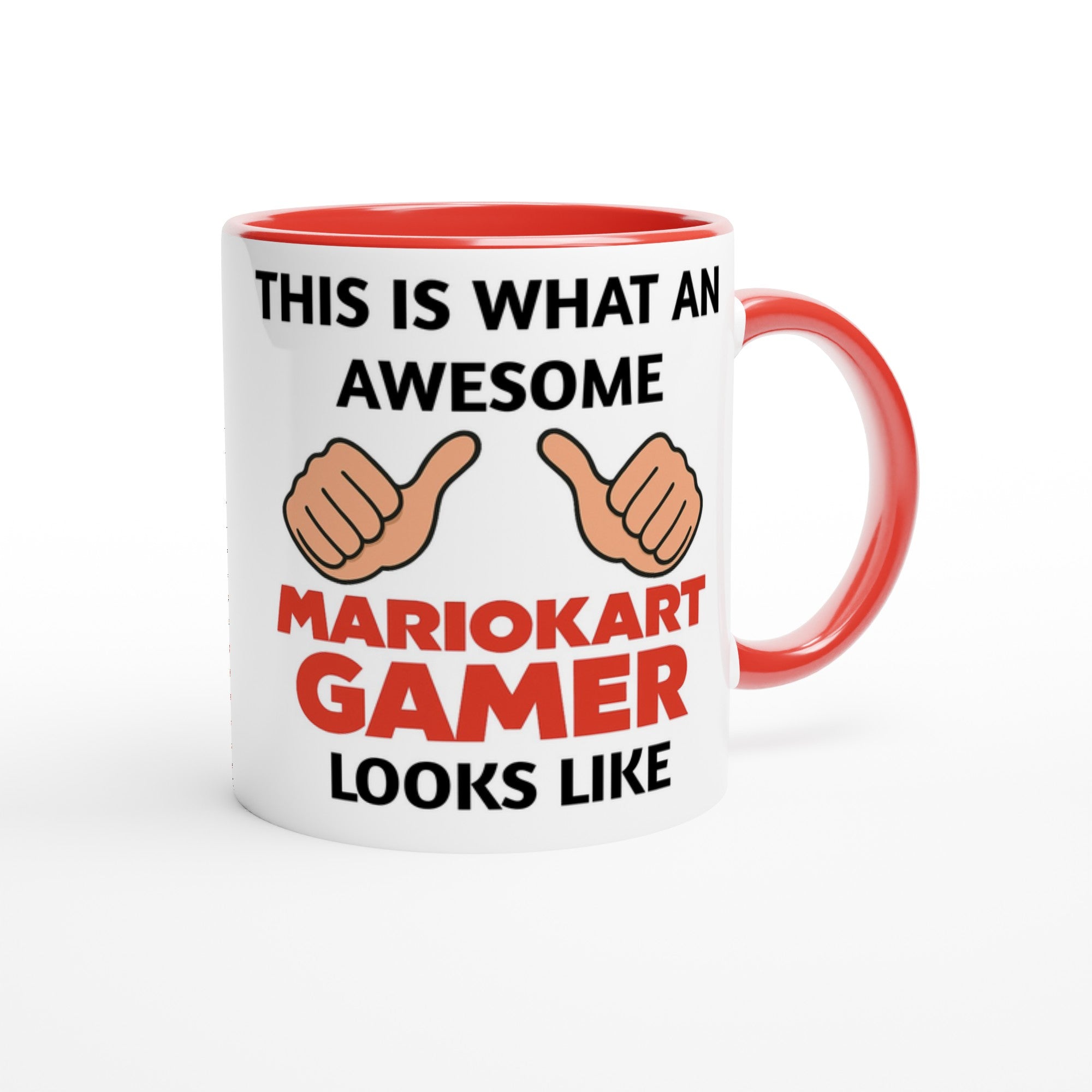 Mario Kart Gamer Mug – 11oz Coffee Cup Gift for Nintendo Fans