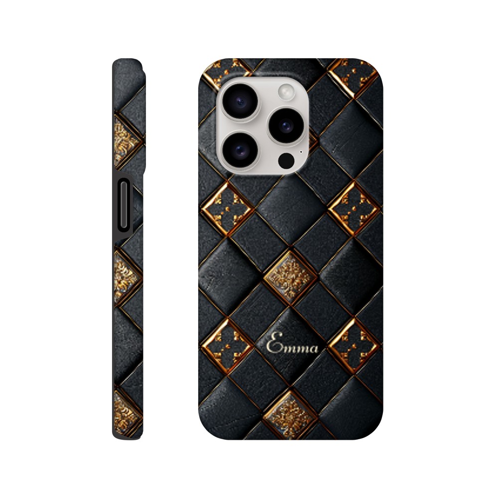 Personalized iPhone 16 and 15 Pro Max Cover,Luxury Checkers Pattern Tough Case,Custom Design,iPhone 16,15,14,13,12,11 iPhone 15 Pro