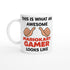 Mario Kart Gamer Mug – 11oz Coffee Cup Gift for Nintendo Fans Ceramic White