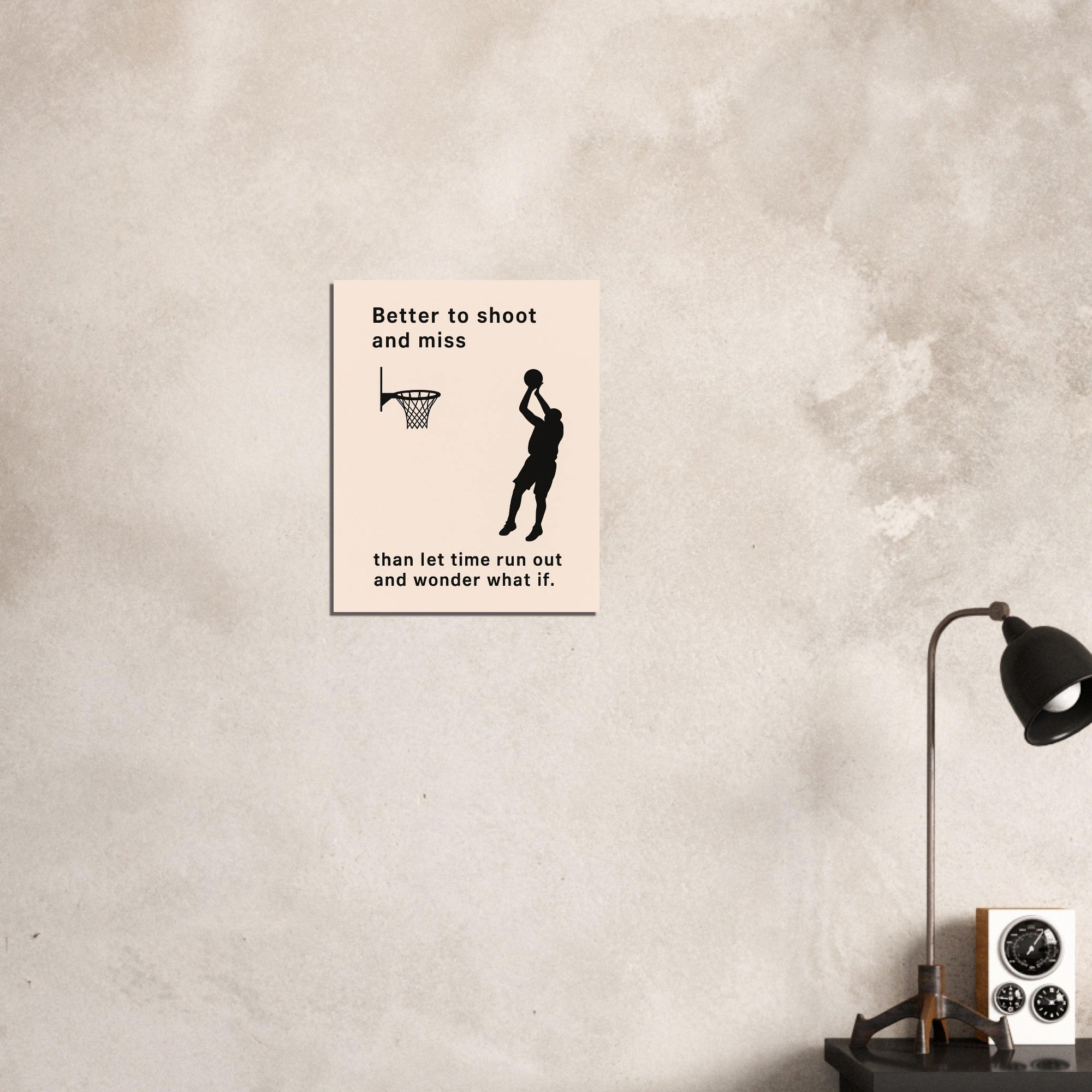 Motivational Basketball Poster - &