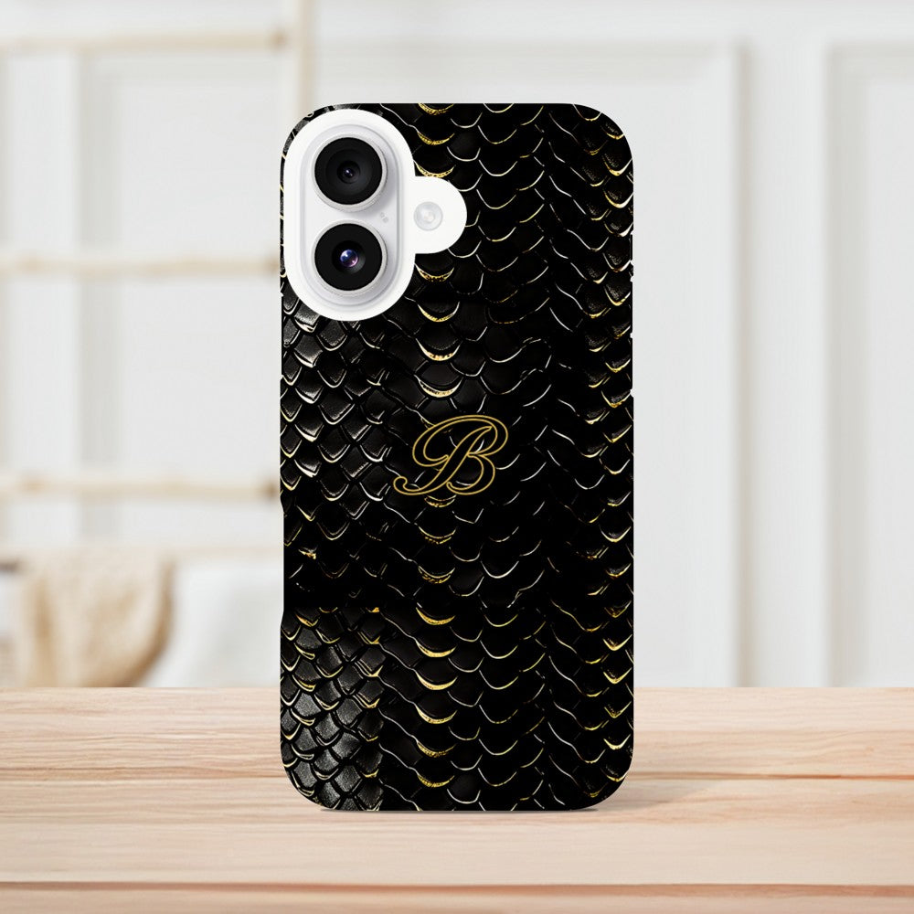 Luxury Dragon Scale Phone Case - iPhone 16, 15 Pro, Samsung S23 | Golden 3D Design iPhone 16