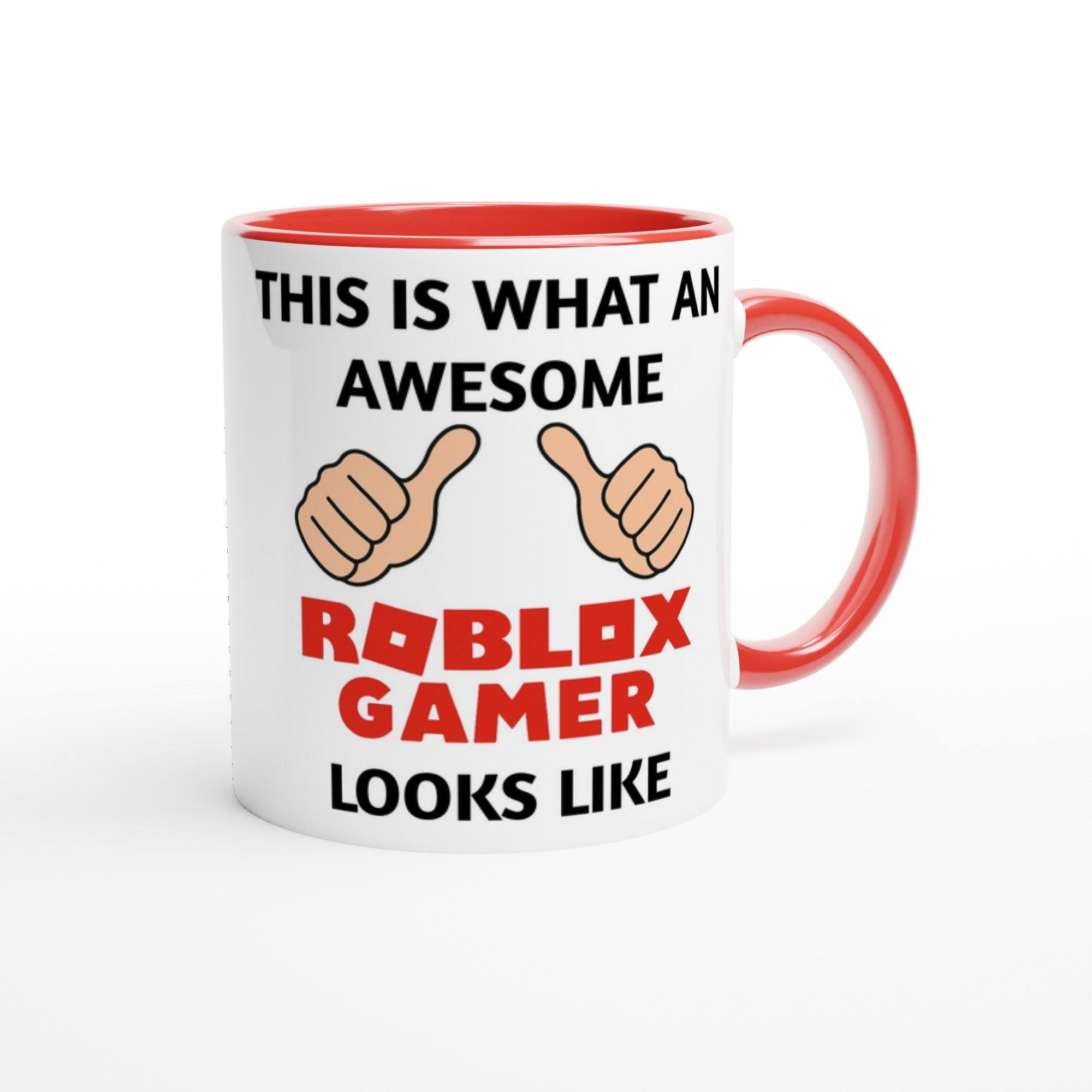 Roblox Gamer Mug – Funny Gift for Kids & Teens – This Is What an Awesome Roblox Gamer Looks Like – 11oz Coffee Cup for Gamers