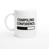 Compiling Confidence Mug - Fun Gift for Young Coders & Tech Wizards - Dishwasher Safe Ceramic 11oz Ceramic White