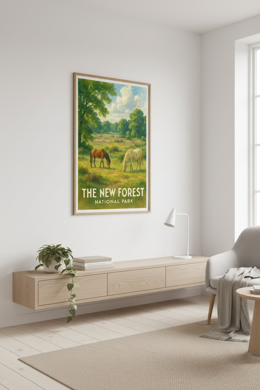 Emerald Canopy – New Forest National Park Art Print
