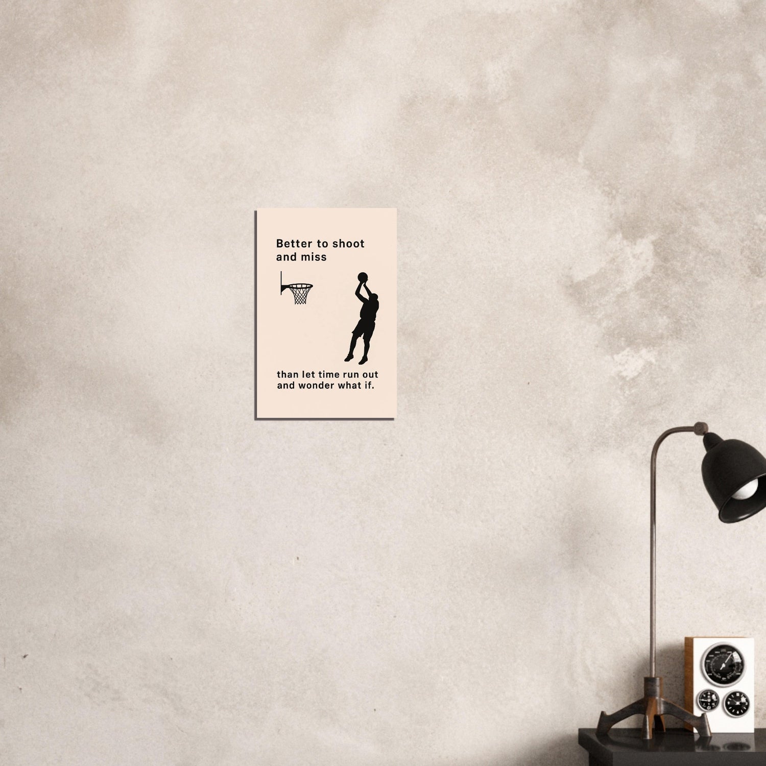 Motivational Basketball Poster - &