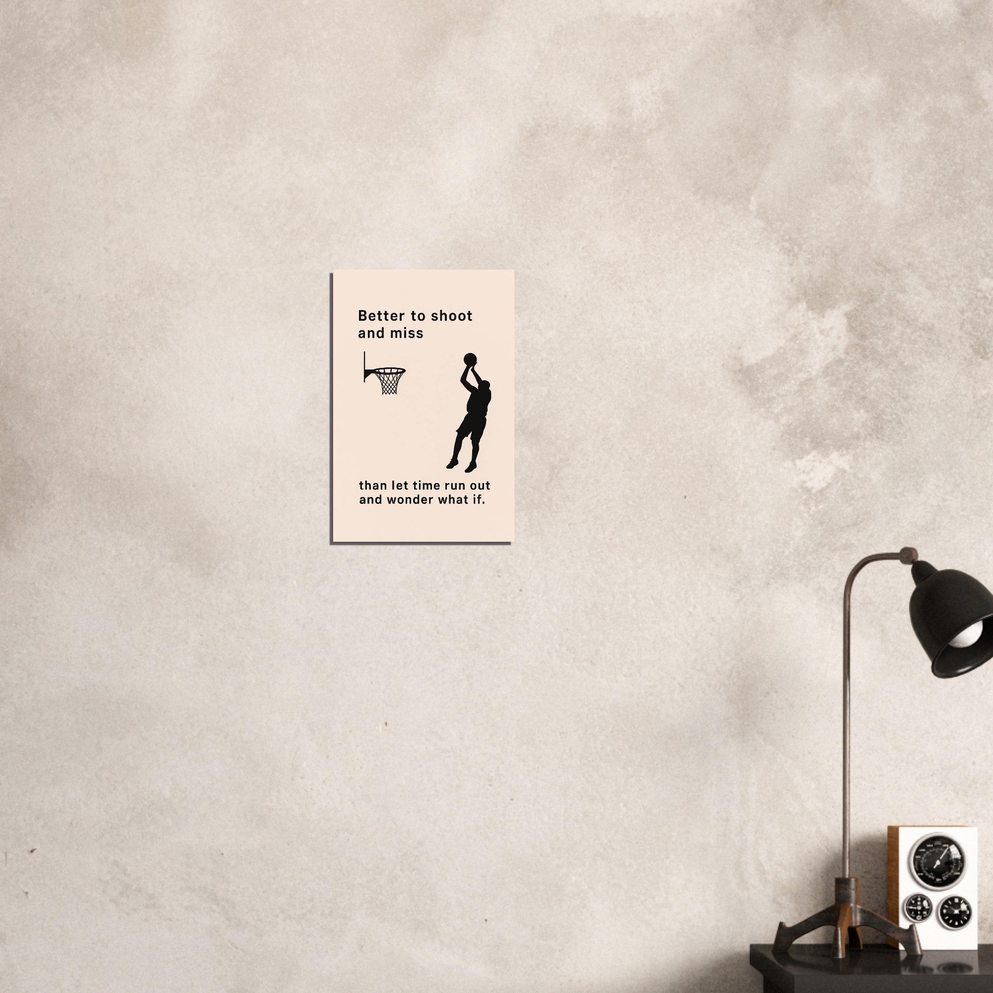 Motivational Basketball Poster - &
