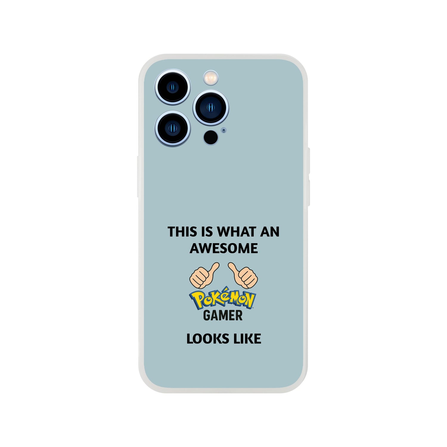 Awesome Pokémon Gamer iPhone Case - Cute & Funny Flexi Case iPhone 13 Pro