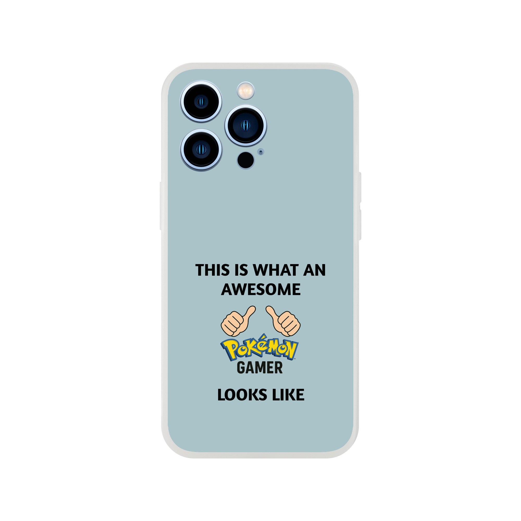 Awesome Pokémon Gamer iPhone Case - Cute & Funny Flexi Case iPhone 13 Pro