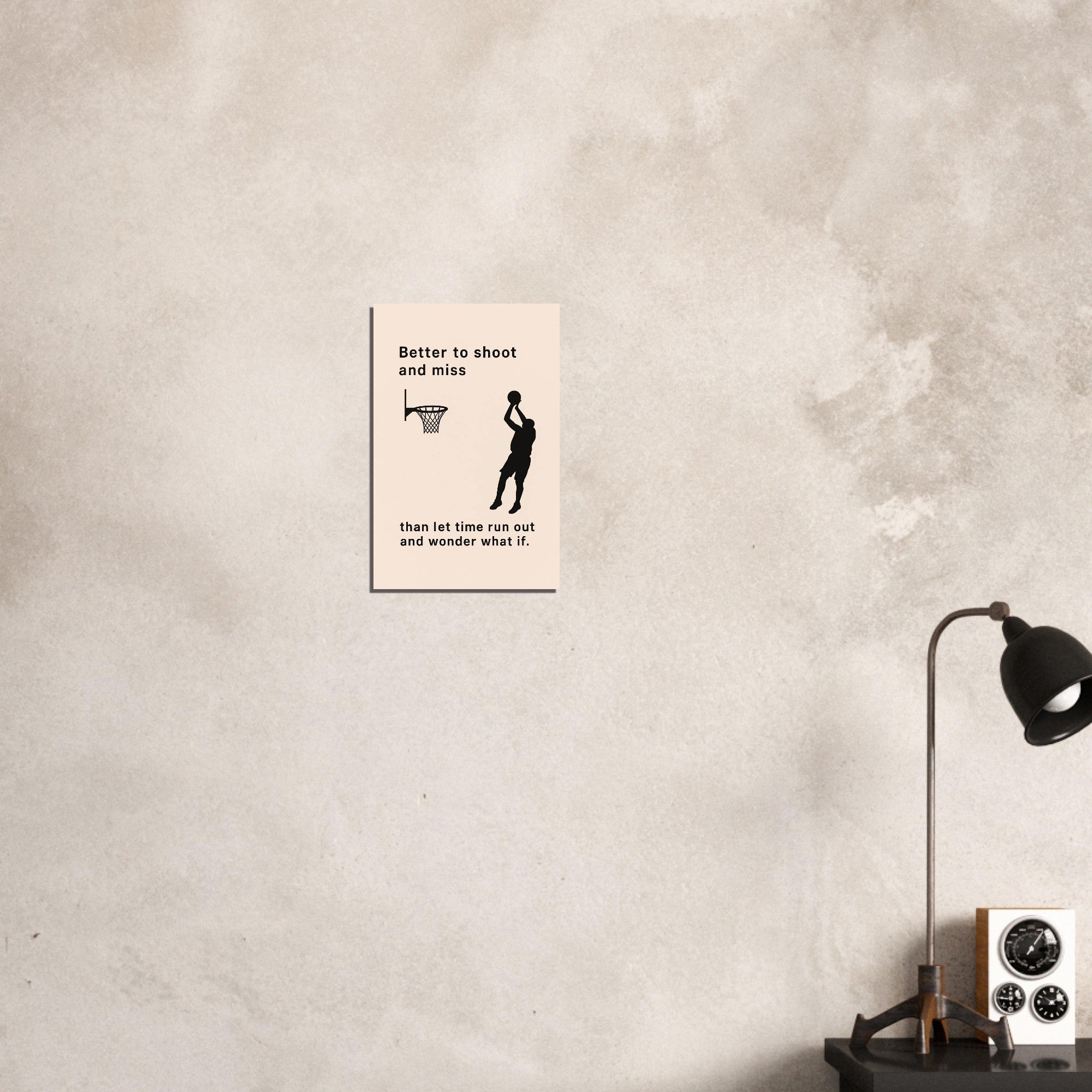 Motivational Basketball Poster - &