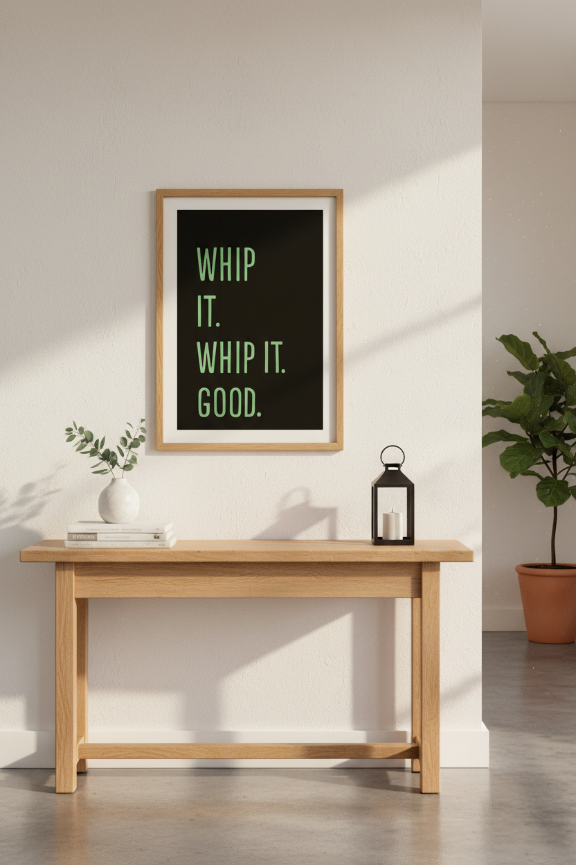 Minimalist Quote Wall Art Print | Kitchen Decor | Funny Bar Poster | Framed Typographic Art | Ready to Hang
