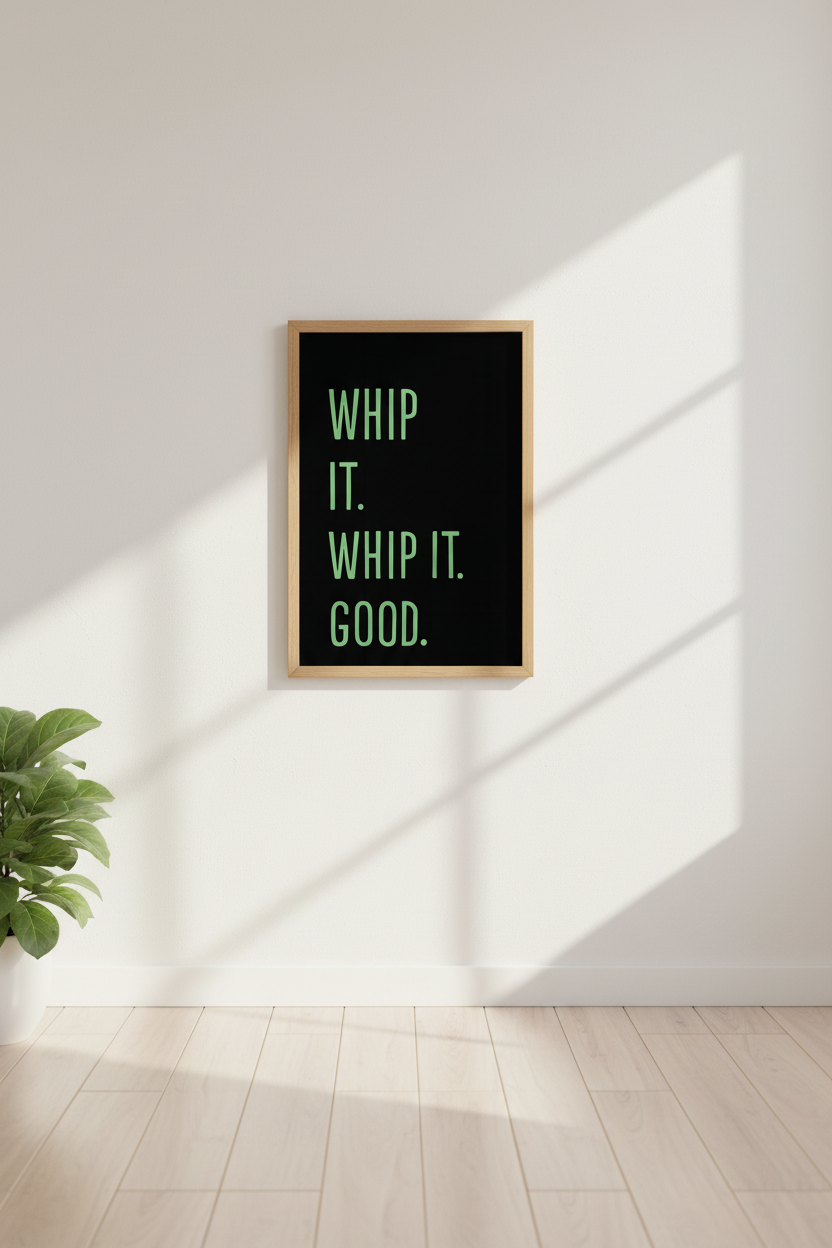 Minimalist Quote Wall Art Print | Kitchen Decor | Funny Bar Poster | Framed Typographic Art | Ready to Hang