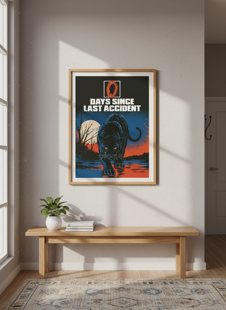 Panther Art Print | Retro Animal Lover Gift | Dark Academia Wall Art