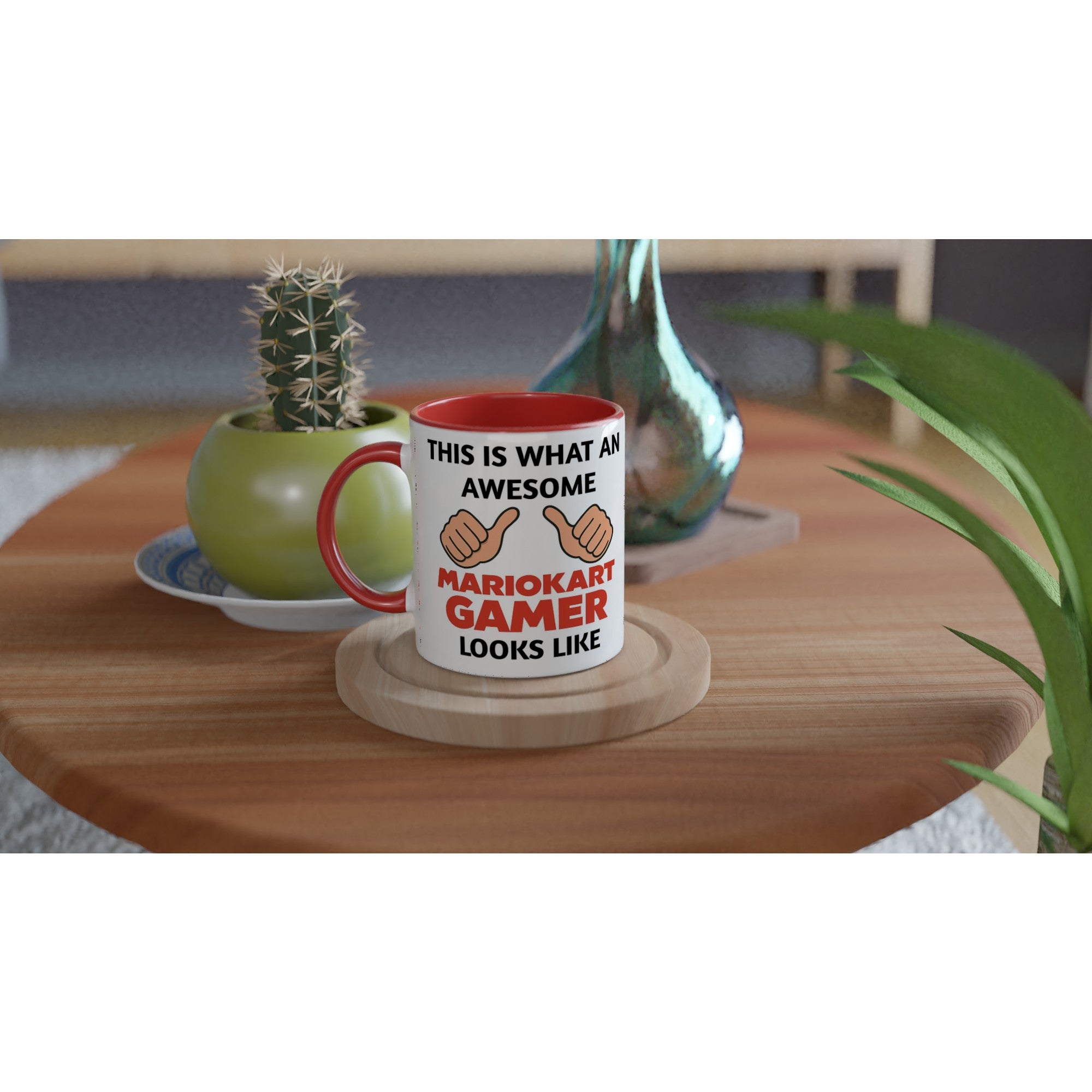 Mario Kart Gamer Mug – 11oz Coffee Cup Gift for Nintendo Fans