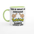 Pokémon Gamer Mug – Funny Gift for Nintendo Fans – This Is What an Awesome Pokémon Gamer Looks Like – 11oz Coffee Cup for Kids & Teens Ceramic Green