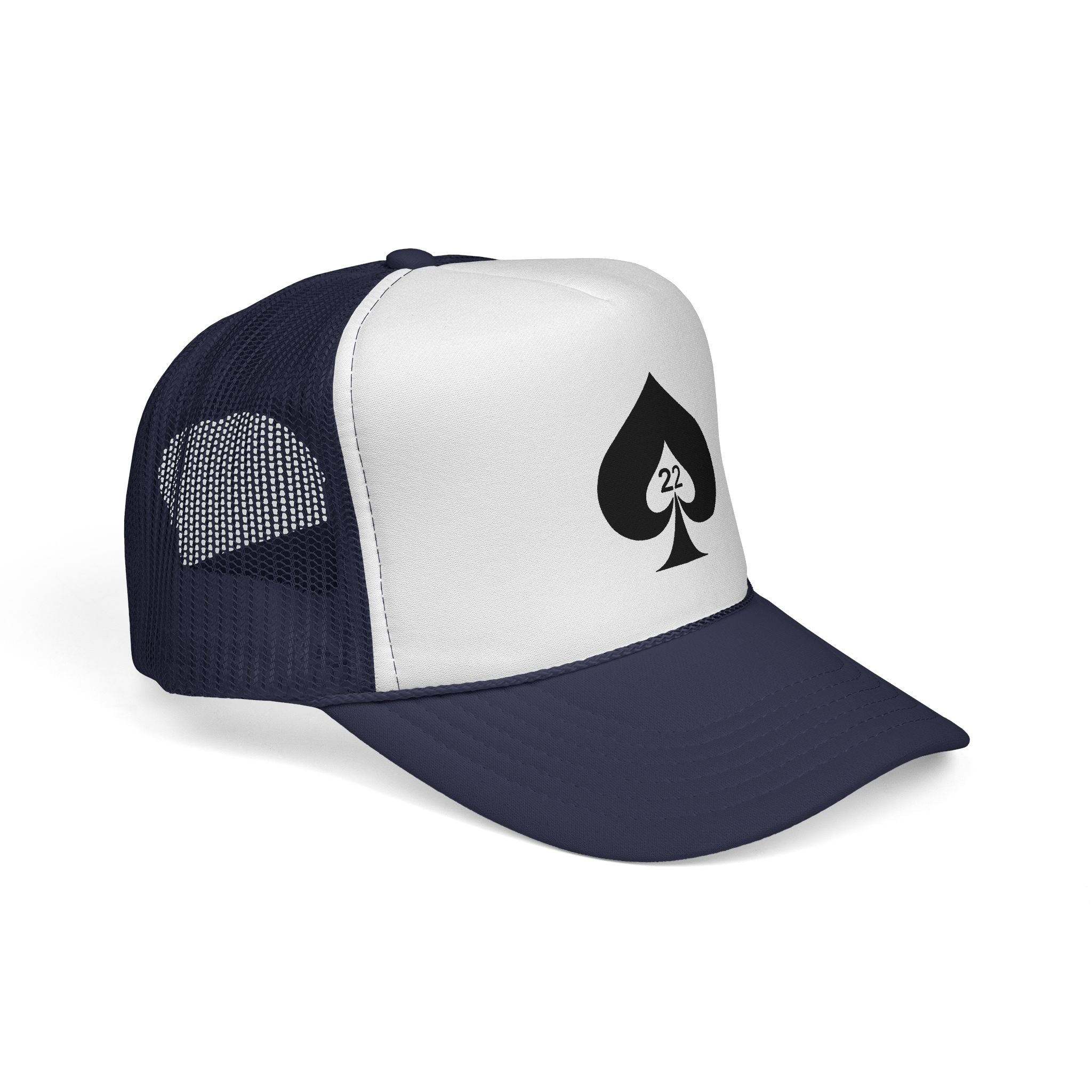 Ace of Spades Trucker Hat - Stylish Mesh Cap for Gamers, Outdoor Adventures &amp; Festivals | Adjustable Snapback