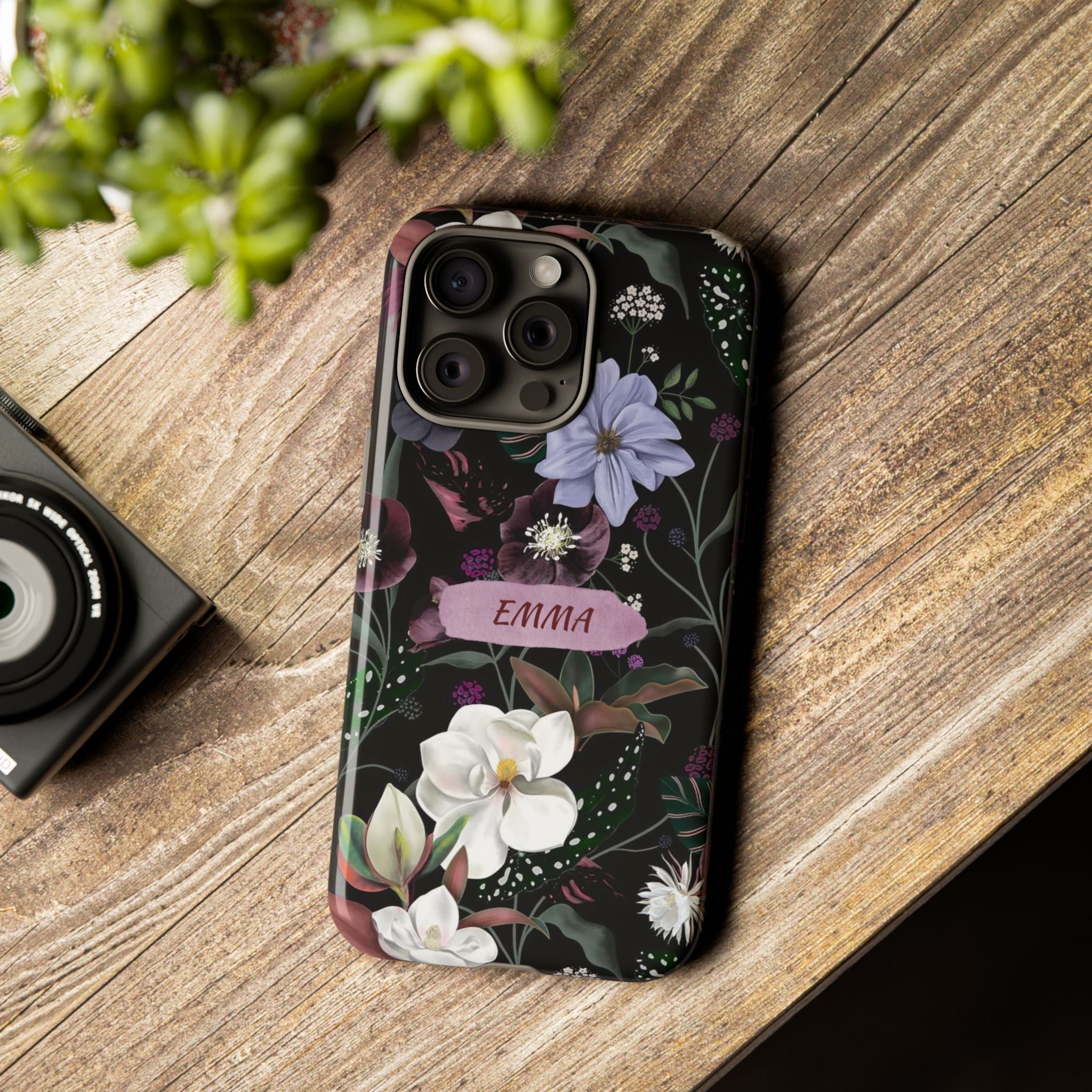 Phone Cases, Personalised Floral Pattern Ultra Plus Pro Cover, iPhone 16, 15, 14, 13+, Samsung Galaxy S23, S22, Custom Case