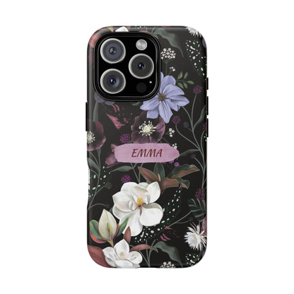 Phone Cases, Personalised Floral Pattern Ultra Plus Pro Cover, iPhone 16, 15, 14, 13+, Samsung Galaxy S23, S22, Custom Case
