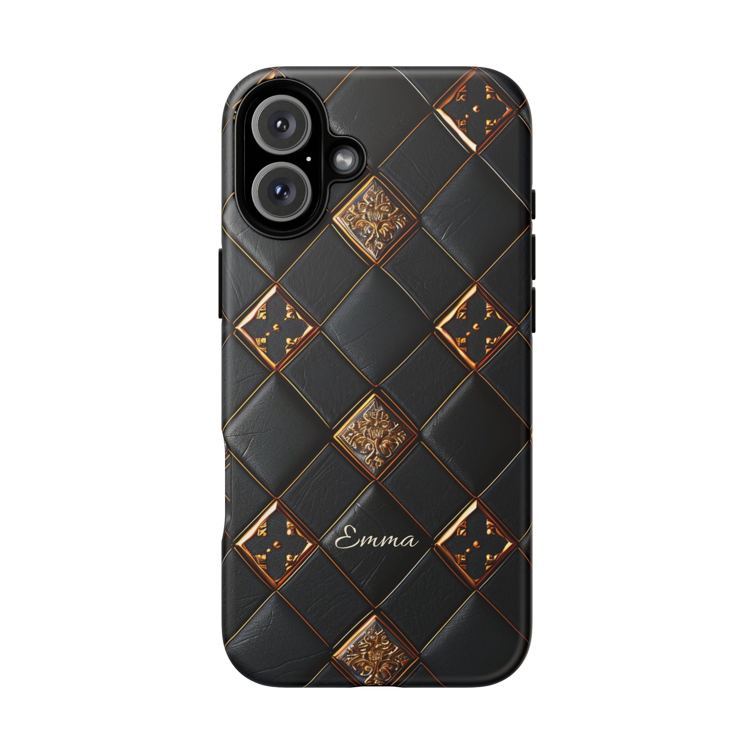 Phone Cases - Luxury Checkers Pattern Tough Cases for iPhone and Samsung Galaxy