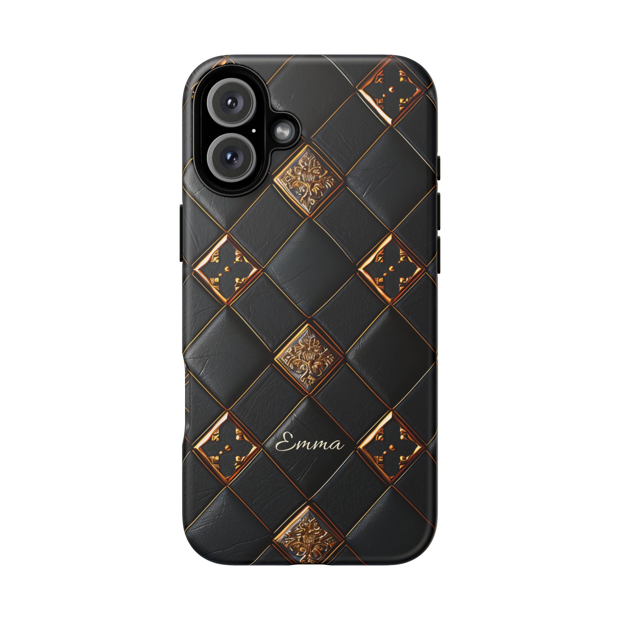 Phone Cases - Luxury Checkers Pattern Tough Cases for iPhone and Samsung Galaxy