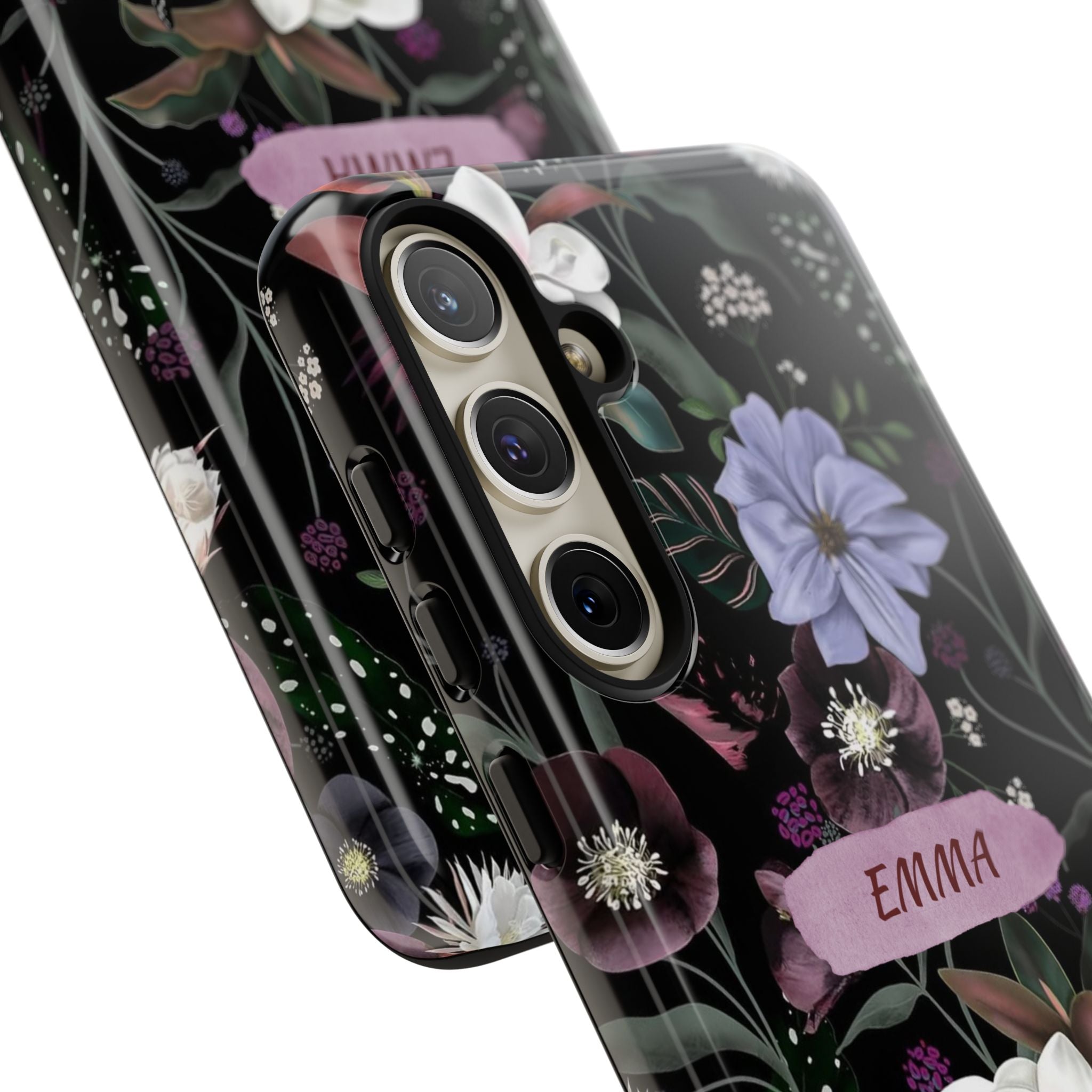 Phone Cases, Personalised Floral Pattern Ultra Plus Pro Cover, iPhone 16, 15, 14, 13+, Samsung Galaxy S23, S22, Custom Case
