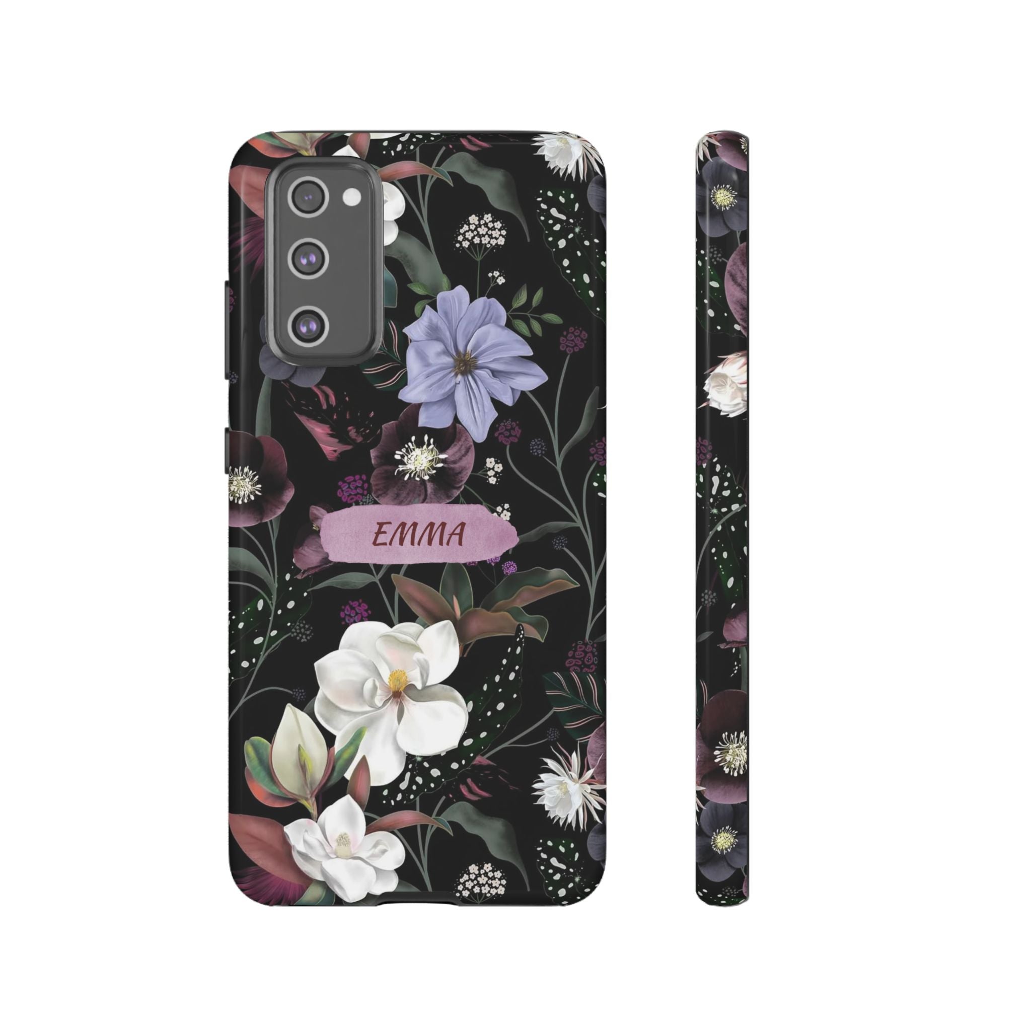 Phone Cases, Personalised Floral Pattern Ultra Plus Pro Cover, iPhone 16, 15, 14, 13+, Samsung Galaxy S23, S22, Custom Case