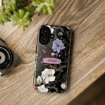 Phone Cases, Personalised Floral Pattern Ultra Plus Pro Cover, iPhone 16, 15, 14, 13+, Samsung Galaxy S23, S22, Custom Case
