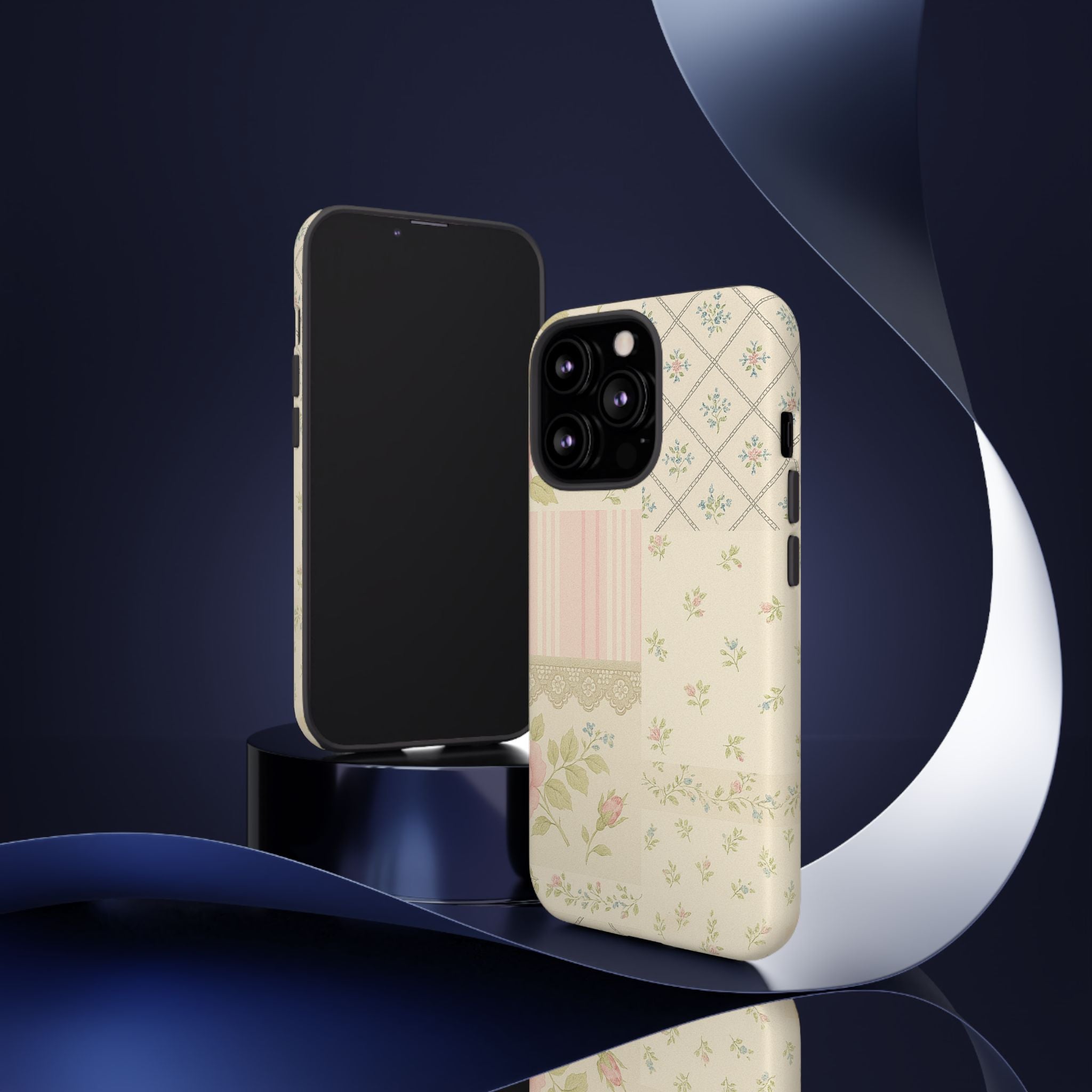Floral Phone Case, Floral Tough Case, Protective Phone Case, Flower Case, Tough Phone Cover, Floral Tech Accessory