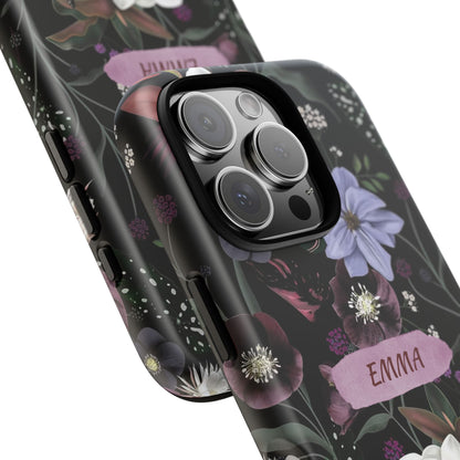 Phone Cases, Personalised Floral Pattern Ultra Plus Pro Cover, iPhone 16, 15, 14, 13+, Samsung Galaxy S23, S22, Custom Case