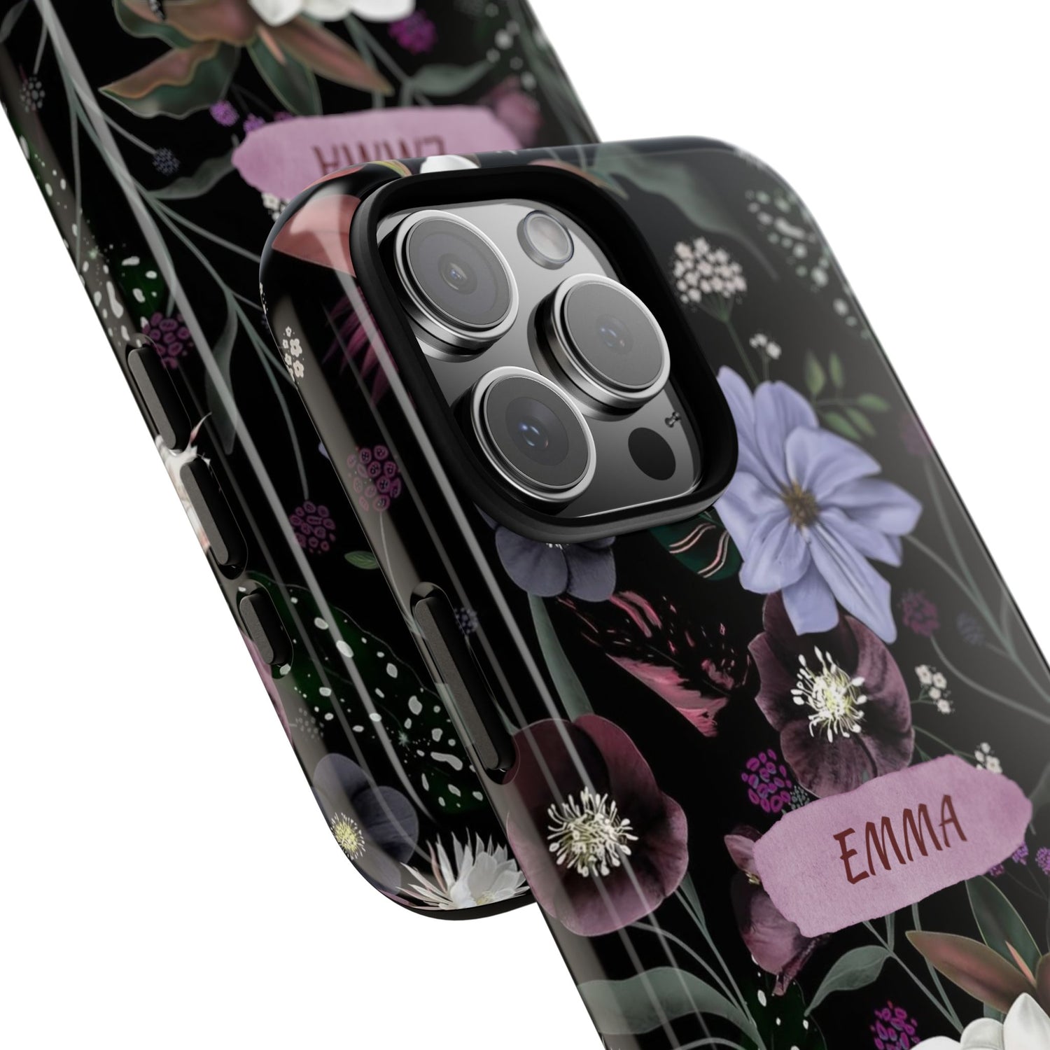 Phone Cases, Personalised Floral Pattern Ultra Plus Pro Cover, iPhone 16, 15, 14, 13+, Samsung Galaxy S23, S22, Custom Case