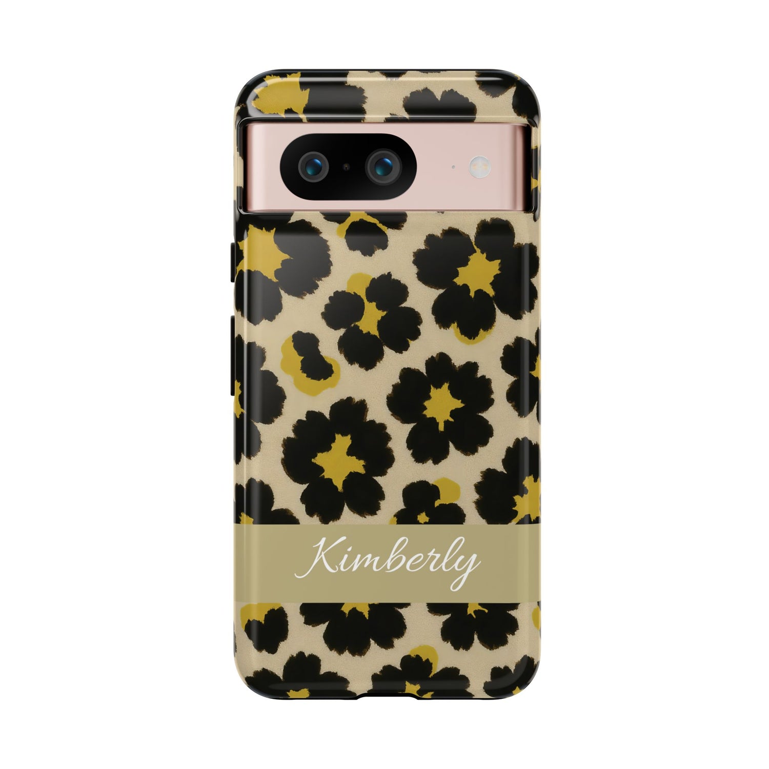 Neon Safari Bloom Phone Case - Tough Protective Cover for iPhone, Samsung &amp; Google Pixel Google Pixel 8 Glossy