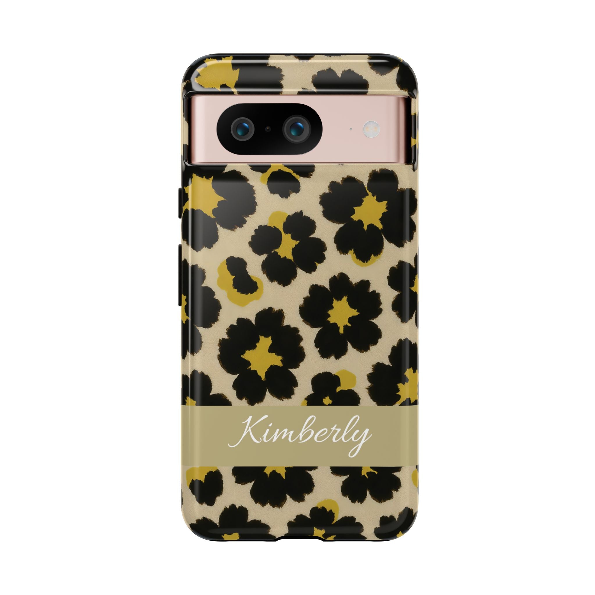 Neon Safari Bloom Phone Case - Tough Protective Cover for iPhone, Samsung &amp; Google Pixel Google Pixel 8 Glossy