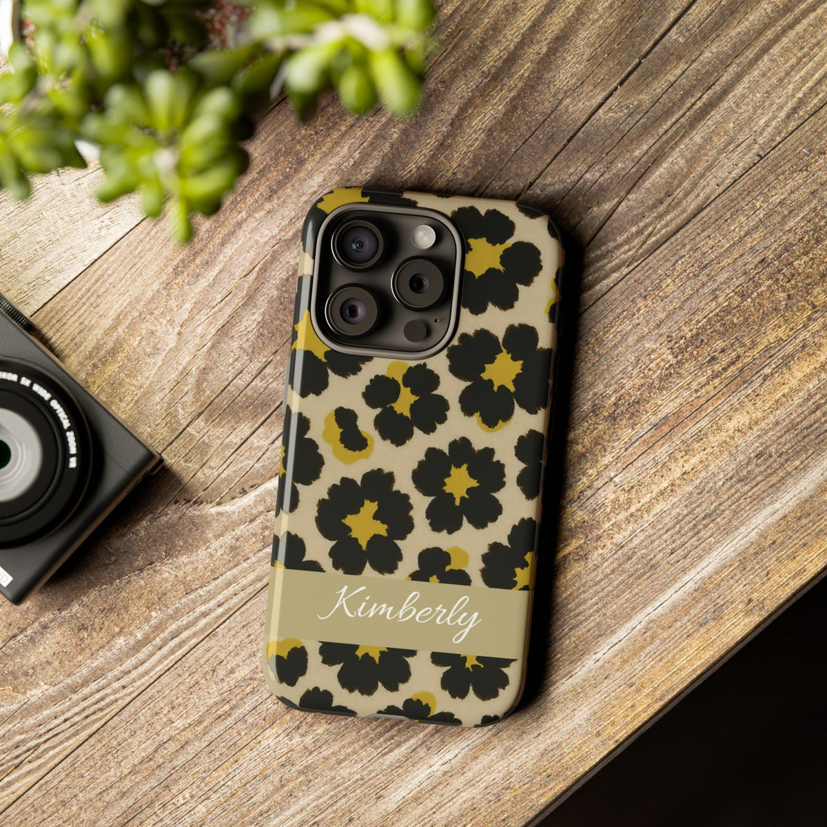 Neon Safari Bloom Phone Case - Tough Protective Cover for iPhone, Samsung &amp; Google Pixel