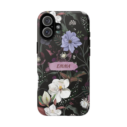 Phone Cases, Personalised Floral Pattern Ultra Plus Pro Cover, iPhone 16, 15, 14, 13+, Samsung Galaxy S23, S22, Custom Case
