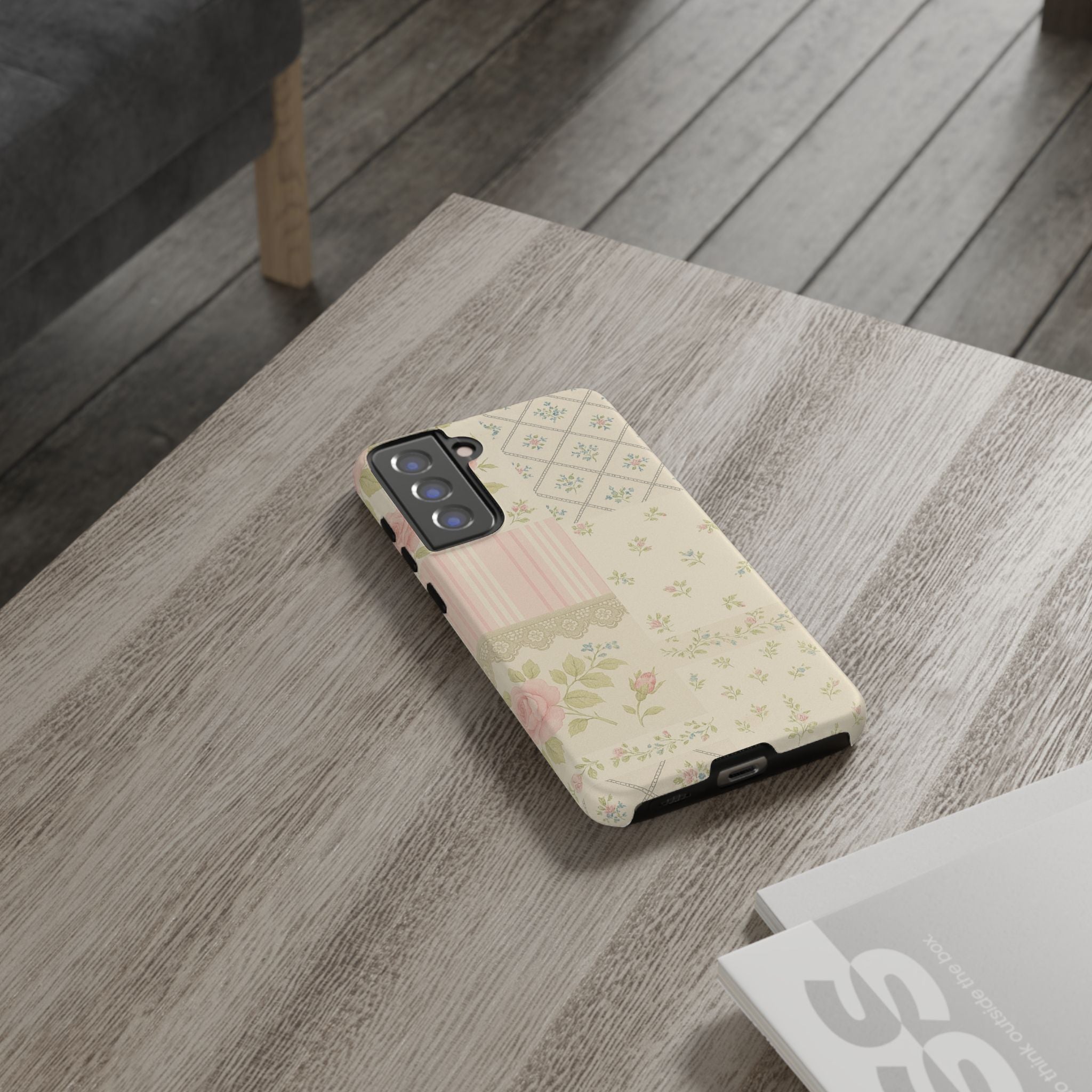 Floral Phone Case, Floral Tough Case, Protective Phone Case, Flower Case, Tough Phone Cover, Floral Tech Accessory