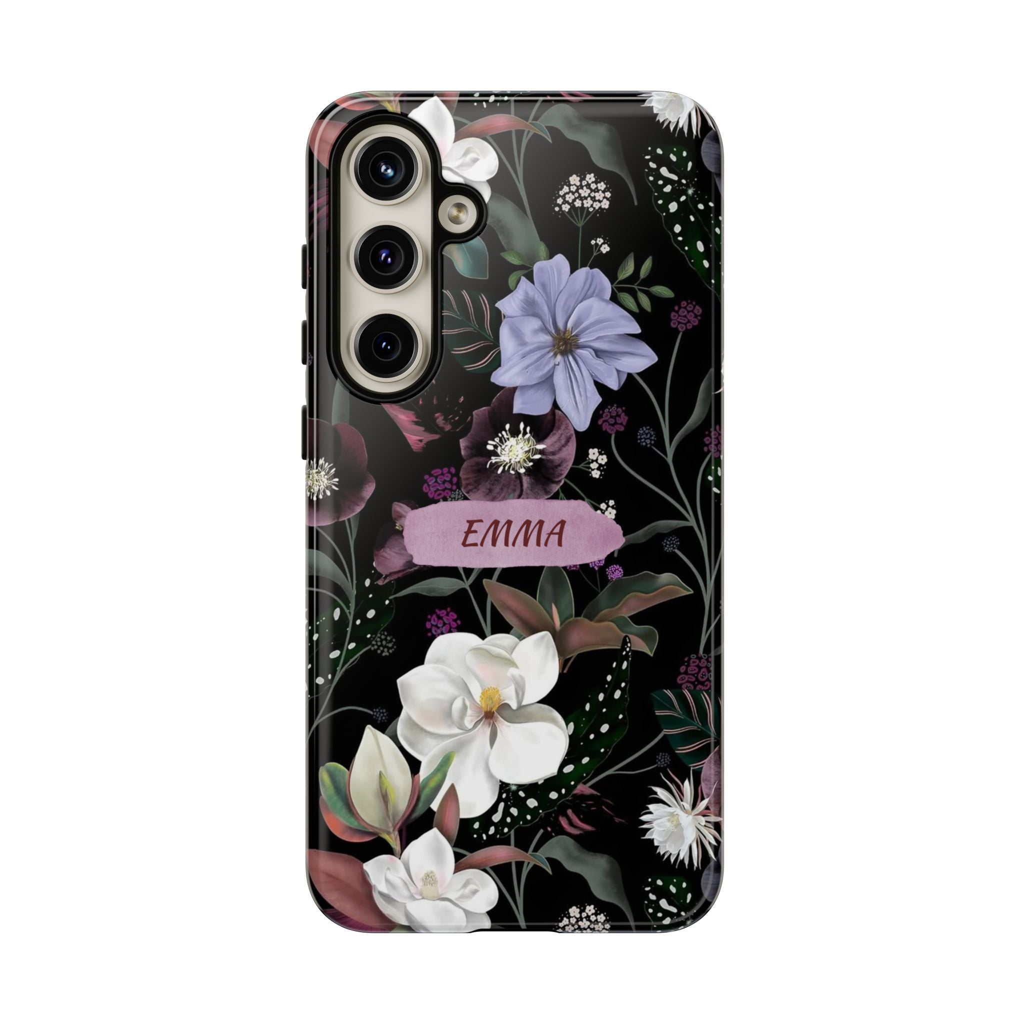 Phone Cases, Personalised Floral Pattern Ultra Plus Pro Cover, iPhone 16, 15, 14, 13+, Samsung Galaxy S23, S22, Custom Case