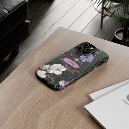 Phone Cases, Personalised Floral Pattern Ultra Plus Pro Cover, iPhone 16, 15, 14, 13+, Samsung Galaxy S23, S22, Custom Case