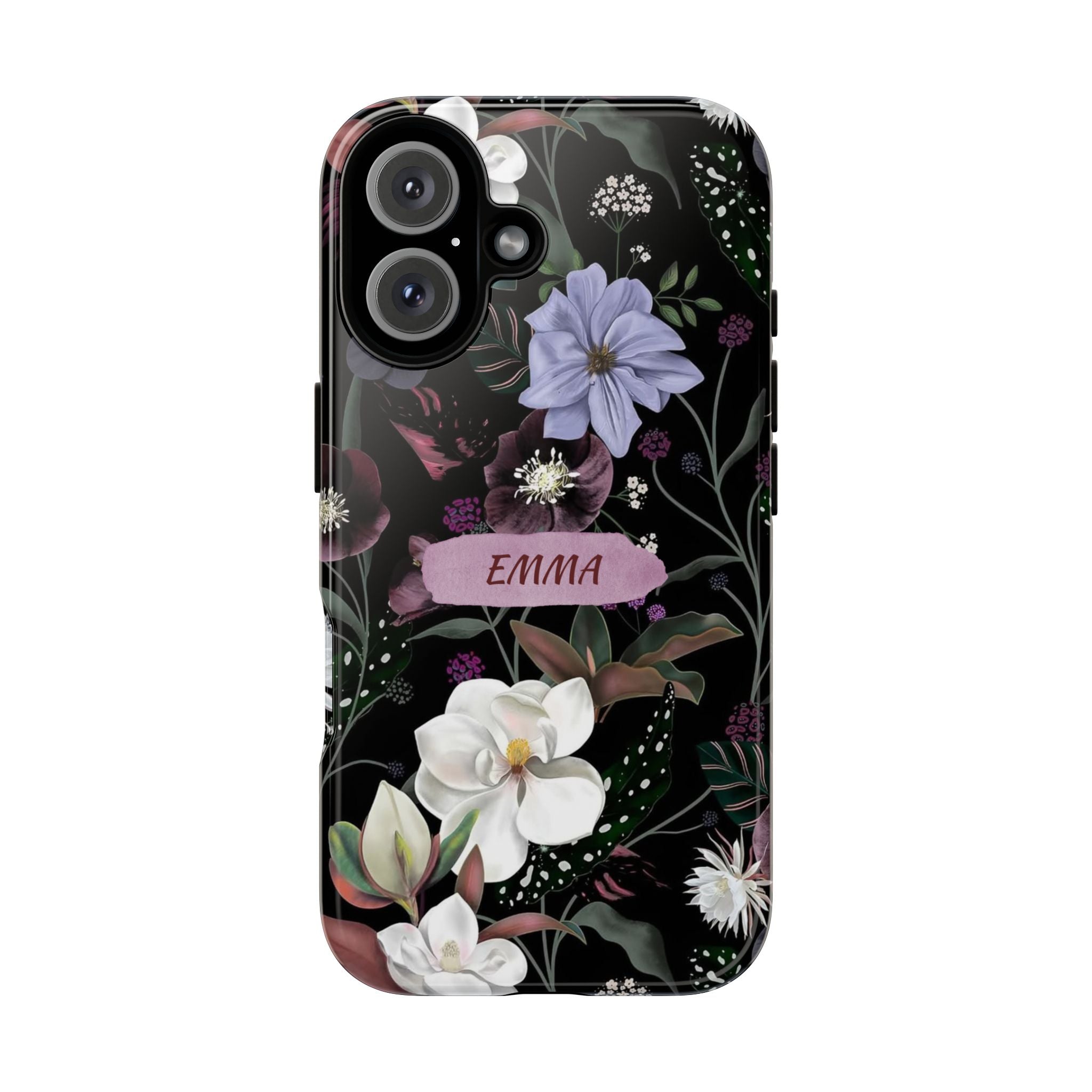 Phone Cases, Personalised Floral Pattern Ultra Plus Pro Cover, iPhone 16, 15, 14, 13+, Samsung Galaxy S23, S22, Custom Case