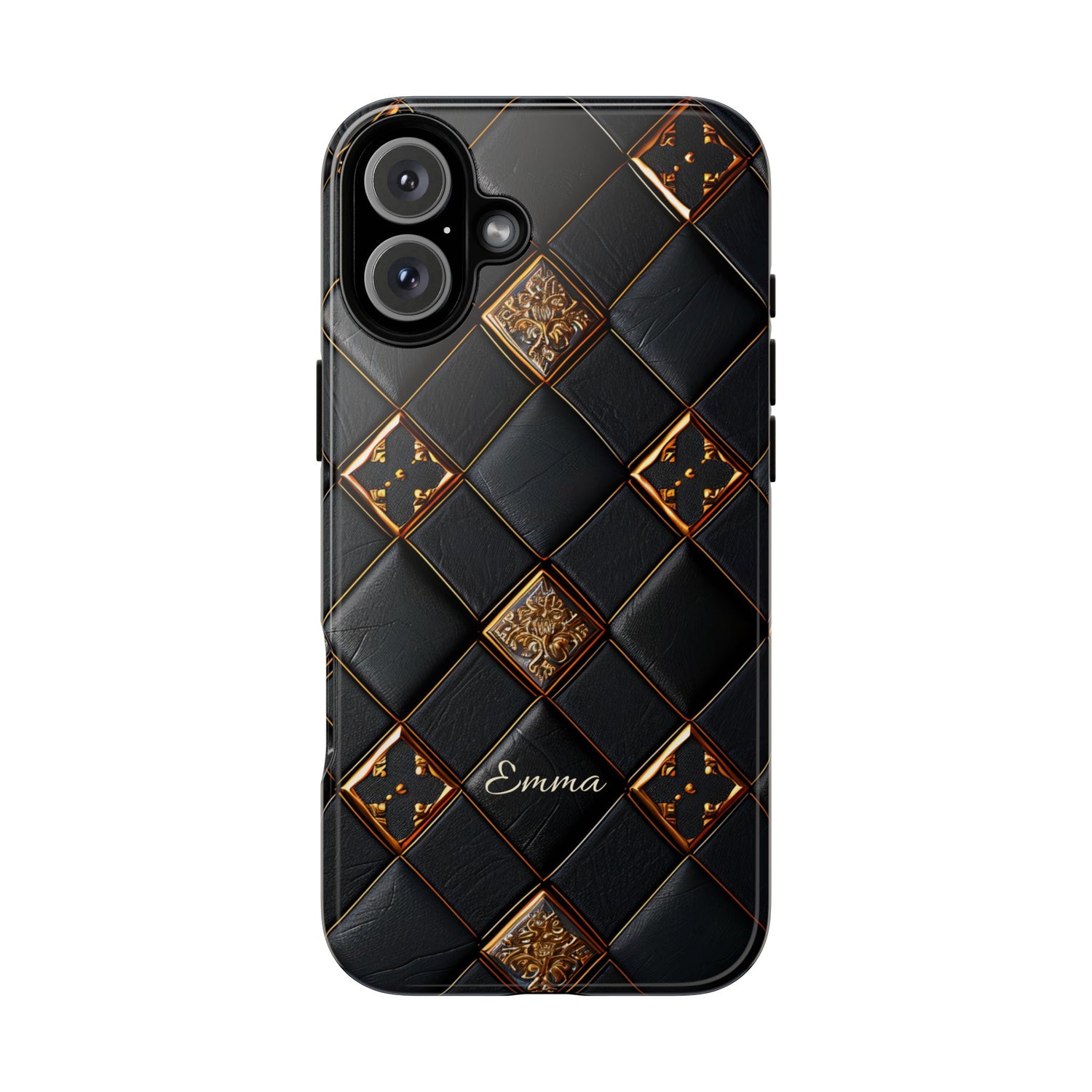 Phone Cases - Luxury Checkers Pattern Tough Cases for iPhone and Samsung Galaxy
