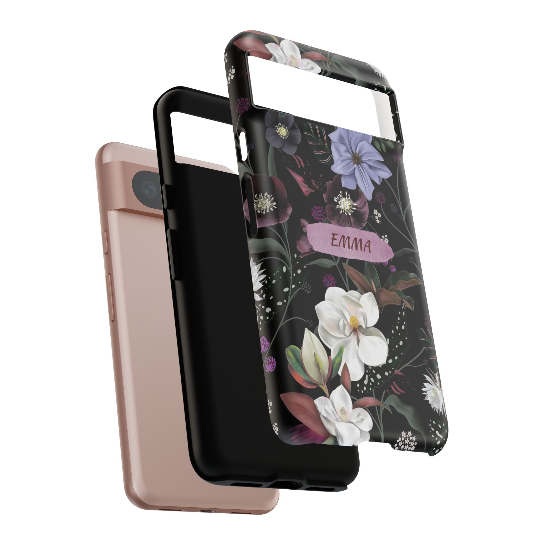Phone Cases, Personalised Floral Pattern Ultra Plus Pro Cover, iPhone 16, 15, 14, 13+, Samsung Galaxy S23, S22, Custom Case