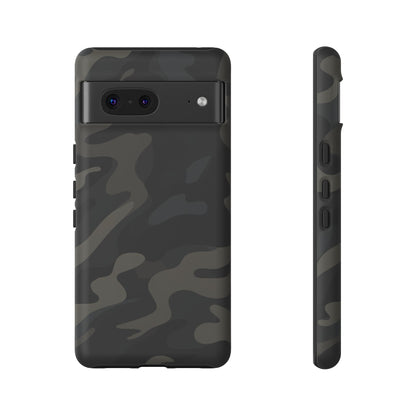 Black Camouflage Phone Case for iPhone, Samsung and Google Pixel Google Pixel 7 Matte