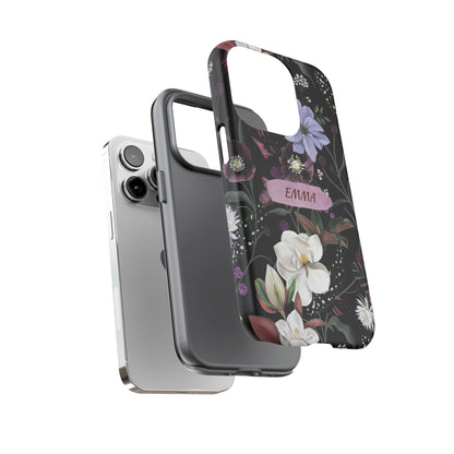 Phone Cases, Personalised Floral Pattern Ultra Plus Pro Cover, iPhone 16, 15, 14, 13+, Samsung Galaxy S23, S22, Custom Case