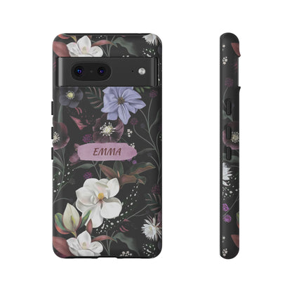 Phone Cases, Personalised Floral Pattern Ultra Plus Pro Cover, iPhone 16, 15, 14, 13+, Samsung Galaxy S23, S22, Custom Case