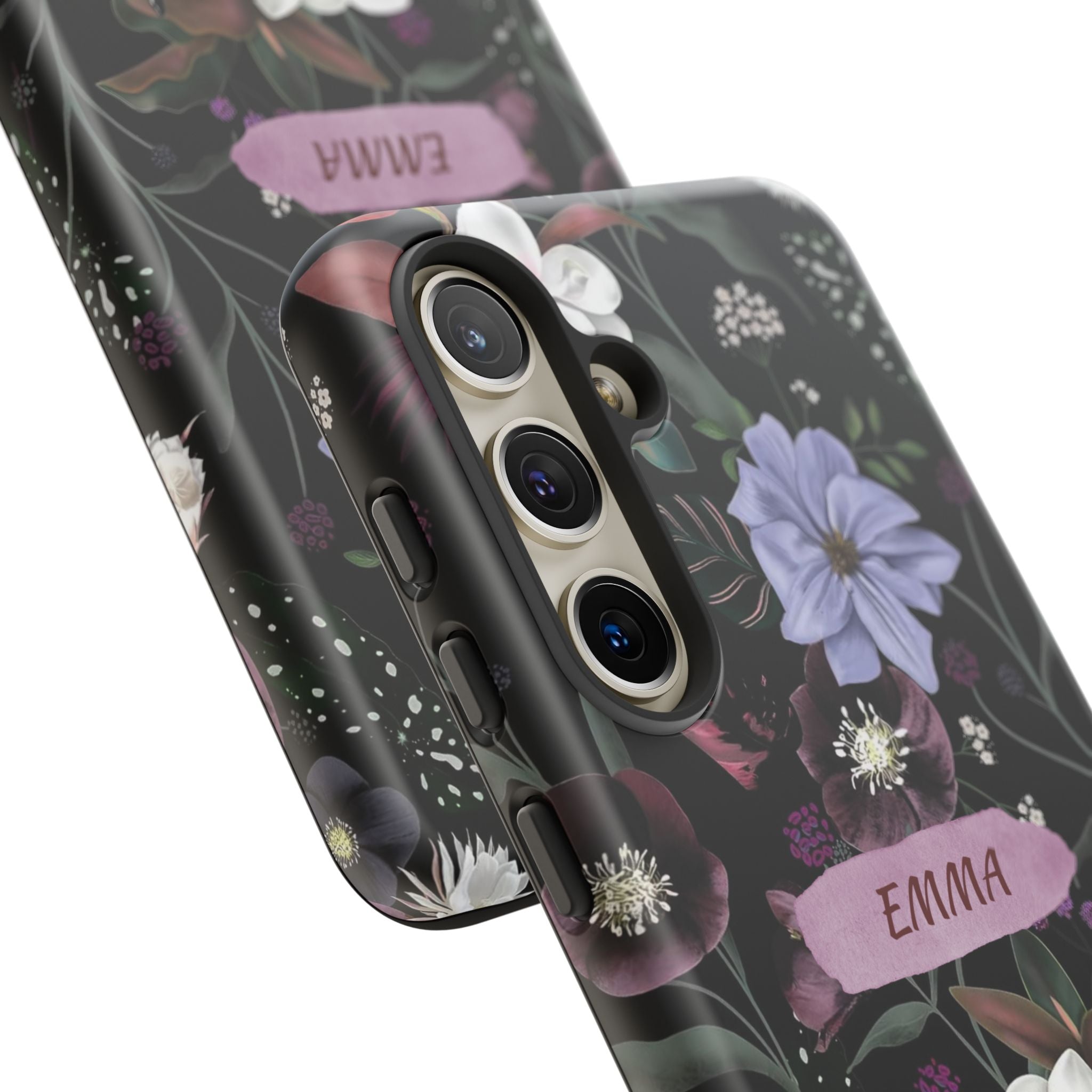 Phone Cases, Personalised Floral Pattern Ultra Plus Pro Cover, iPhone 16, 15, 14, 13+, Samsung Galaxy S23, S22, Custom Case
