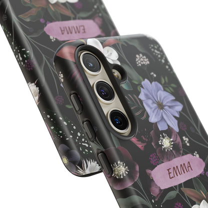 Phone Cases, Personalised Floral Pattern Ultra Plus Pro Cover, iPhone 16, 15, 14, 13+, Samsung Galaxy S23, S22, Custom Case