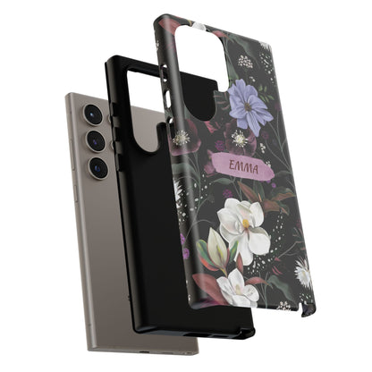 Phone Cases, Personalised Floral Pattern Ultra Plus Pro Cover, iPhone 16, 15, 14, 13+, Samsung Galaxy S23, S22, Custom Case
