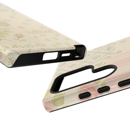 Floral Phone Case, Floral Tough Case, Protective Phone Case, Flower Case, Tough Phone Cover, Floral Tech Accessory