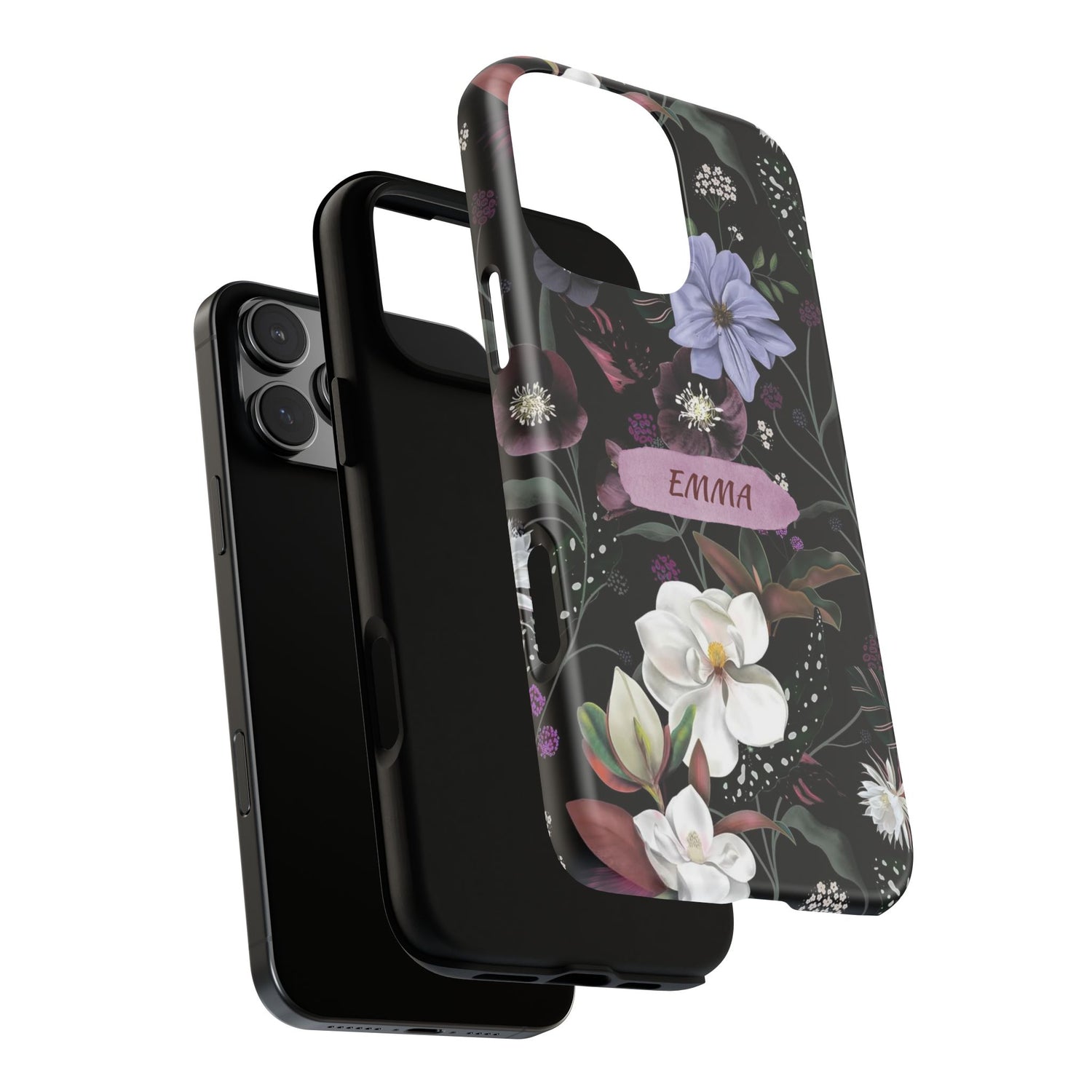 Phone Cases, Personalised Floral Pattern Ultra Plus Pro Cover, iPhone 16, 15, 14, 13+, Samsung Galaxy S23, S22, Custom Case
