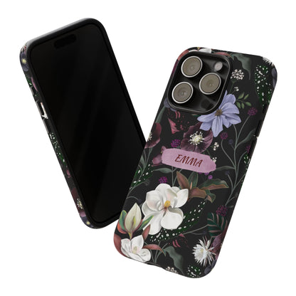 Phone Cases, Personalised Floral Pattern Ultra Plus Pro Cover, iPhone 16, 15, 14, 13+, Samsung Galaxy S23, S22, Custom Case